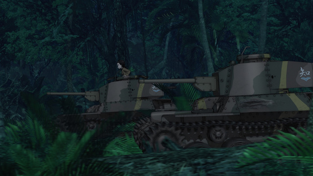 『ガールズ&パンツァー 最終章』第3話 特報場面カット（C）GIRLS und PANZER Finale Projekt
