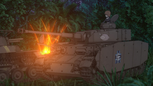 『ガールズ&パンツァー 最終章』第3話 特報場面カット（C）GIRLS und PANZER Finale Projekt