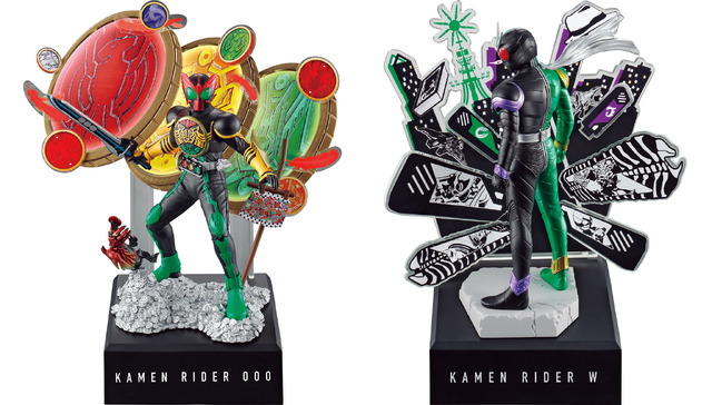 「A賞：WORLDLISE 仮面ライダーオーズ」 「B賞：WORLDLISE 仮面ライダーW」1回680円（税込）（C）石森プロ・東映