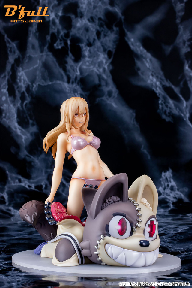 「グレイプニル『青木紅愛＆加賀谷修一』1/7スケール 塗装済み完成品フィギュア」19,000円（税抜）（C）武田すん・講談社／グレイプニル製作委員会