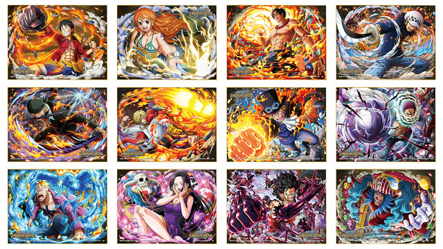 「一番くじ ワンピース with ONE PIECE TREASURE CRUISE」H賞：スペシャル色紙 -トレジャークルーズ- (全12種) 約20cm（C）尾田栄一郎／集英社・フジテレビ・東映アニメーション（C）BANDAI NAMCO Entertainment Inc.