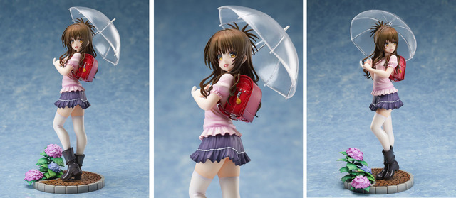 「結城美柑 雨傘 1/7スケールフィギュア」16,300円（税抜）（C）矢吹健太朗・長谷見沙貴／集英社