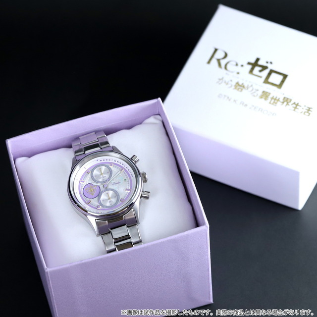 「腕時計 エミリアモデル」22,000円（税込）（C）長月達平・株式会社KADOKAWA刊／Re:ゼロから始める異世界生活2製作委員会