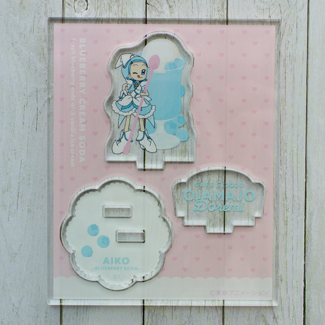 「おジャ魔女どれみカフェ2020～FRUITS PARLOR～」アクリルスタンド（全 6 種）各 1,200 円（C）東映アニメーション