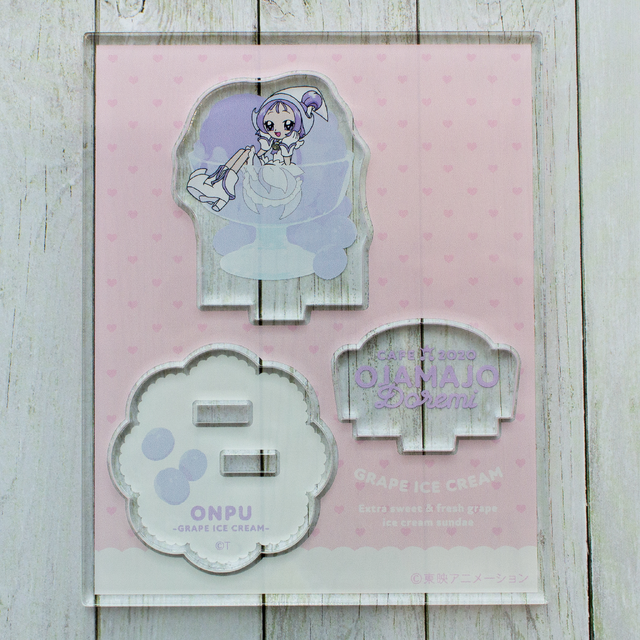 「おジャ魔女どれみカフェ2020～FRUITS PARLOR～」アクリルスタンド（全 6 種）各 1,200 円（C）東映アニメーション