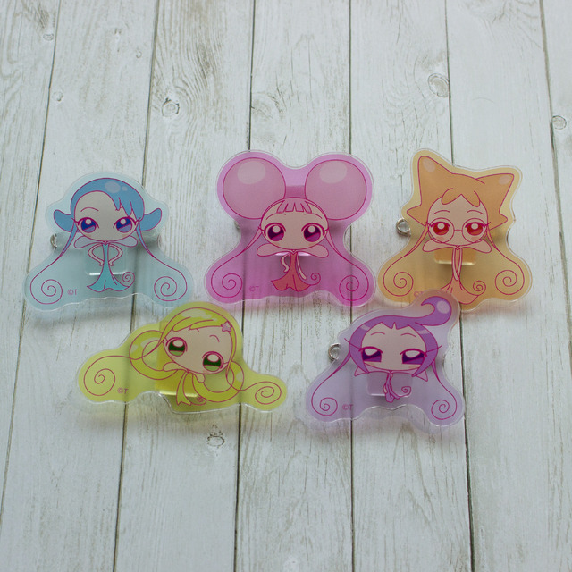 「おジャ魔女どれみカフェ2020～FRUITS PARLOR～」アクリルバッジ（ランダム 5 種） 650 円（C）東映アニメーション