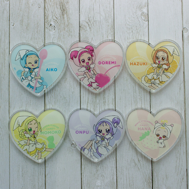 「おジャ魔女どれみカフェ2020～FRUITS PARLOR～」アクリルマグネット（ランダム 6 種） 600 円（C）東映アニメーション