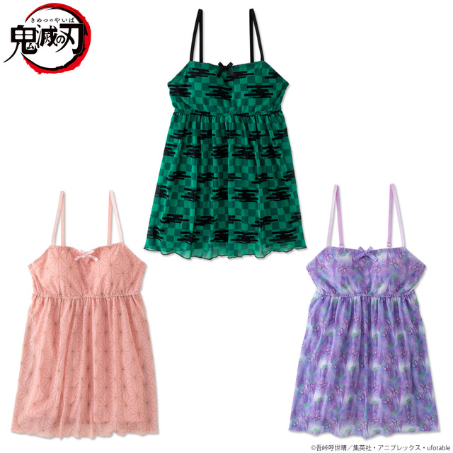 「鬼滅の刃　ブラカップ付きキャミソール」5,940円(税込)(送料・手数料別途)(C)吾峠呼世晴／集英社・アニプレックス・ufotable