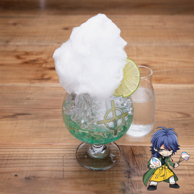 「『ヒプノシスマイク-Division Rap Battle-』Rhyme Anima CAFE&DINER by PARCO」Dead or Aliveのライムソーダ（C）『ヒプノシスマイク-Division Rap Battle-』Rhyme Anima製作委員会