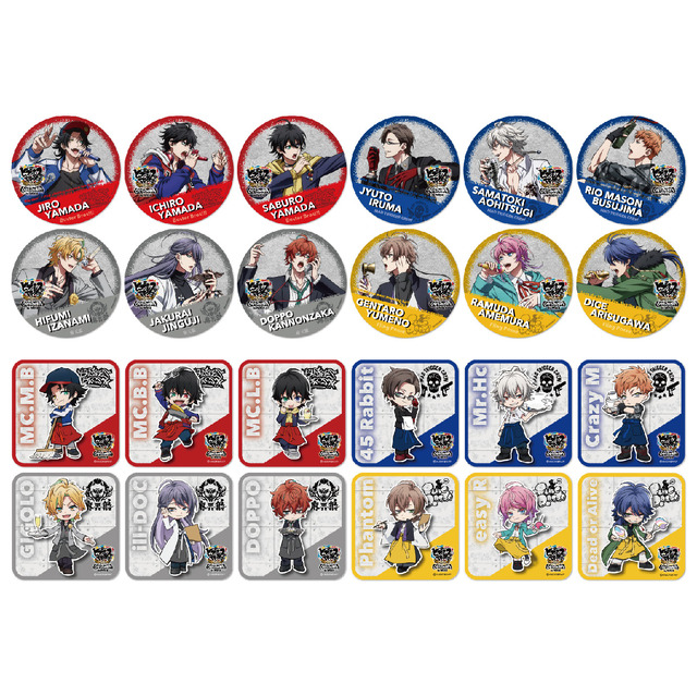 「『ヒプノシスマイク-Division Rap Battle-』Rhyme Anima CAFE&DINER by PARCO」ノベルティコースター（C）『ヒプノシスマイク-Division Rap Battle-』Rhyme Anima製作委員会