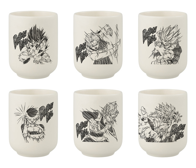 G賞：湯のみ(全6種)約8.5cm／一番くじ ドラゴンボール VSオムニバス（C）バードスタジオ／集英社・フジテレビ・東映アニメーション