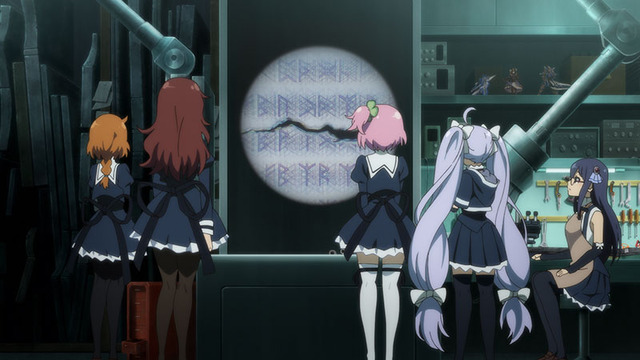 『アサルトリリィ BOUQUET』第2話先行カット（C）AZONE INTERNATIONAL・acus/アサルトリリィプロジェクト