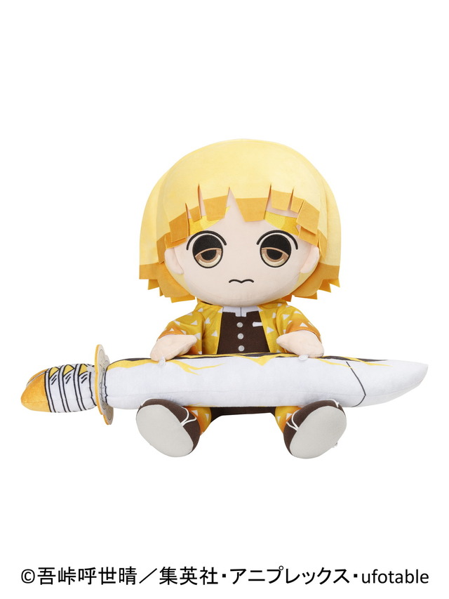 「PCクッション 鬼滅の刃　善逸」6,380円（税込／送料・手数料別途）（C）吾峠呼世晴／集英社・アニプレックス・ufotable