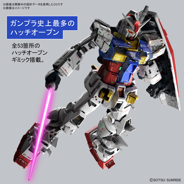 「PERFECT GRADE UNLEASHED 1/60 RX-78-2ガンダム」27,500円・税10%込／25,000円・税抜（C）創通・サンライズ