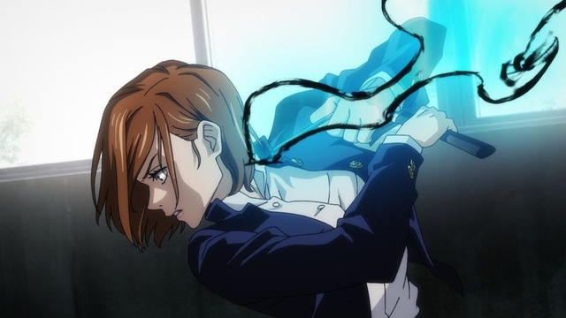 『呪術廻戦』第3話「鉄骨娘」先行カット（C）芥見下々／集英社・呪術廻戦製作委員会