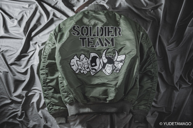 「キン肉マン×AVIREX MA-1 [SOLDIER TEAM]」30,000円（税別）（C）ゆでたまご