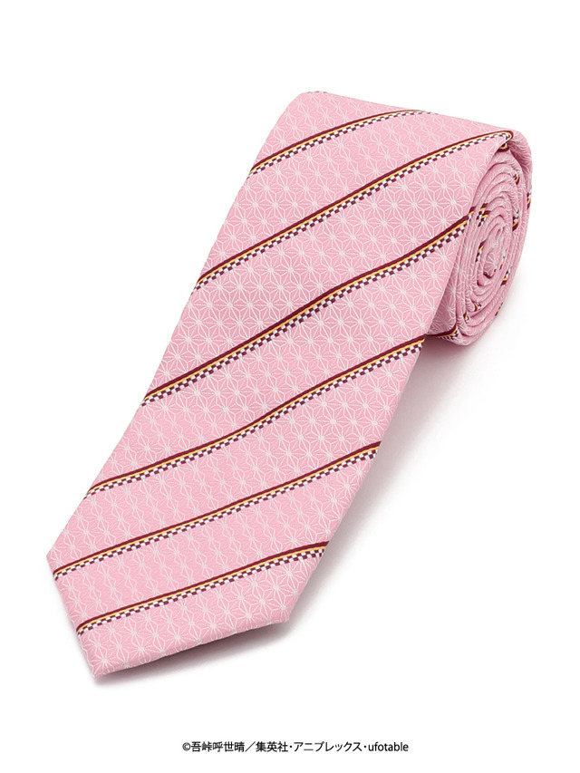 「鬼滅の刃 ネクタイ【竈門禰豆子】ピンク」3,190円（税込）（C）吾峠呼世晴／集英社・アニプレックス・ufotable