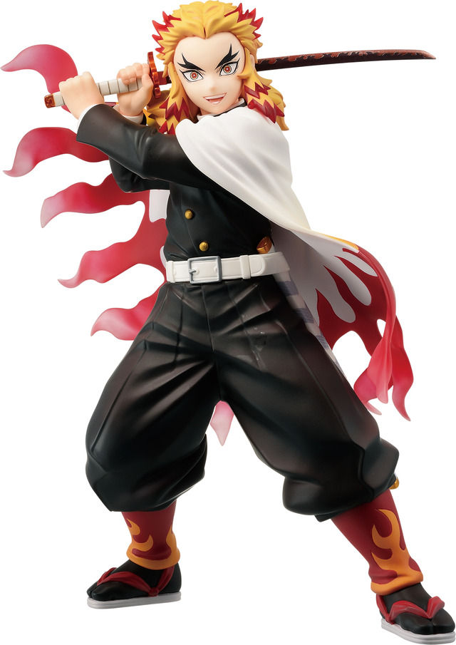 「一番くじ 鬼滅の刃 ～無限列車編～」ラストワン賞：ラストワンver. 煉獄杏寿郎 フィギュア 1回680円(税込)(C)吾峠呼世晴／集英社・アニプレックス・ufotable