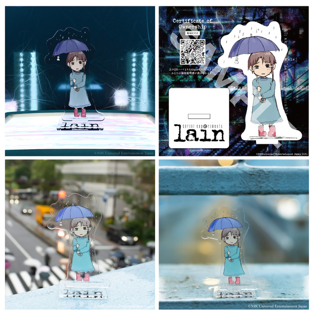 「lain 2020 eXhibition」デジタルアクスタ（全8種）（C）NBCUniversal Entertainment Japan