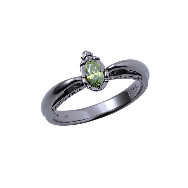 ディズニー ツイステッドワンダーランドオーバルストーンリング13,000円（税抜き）ディズニー ツイステッドワンダーランドフラットリング11,000円（税抜き）（C）Disney