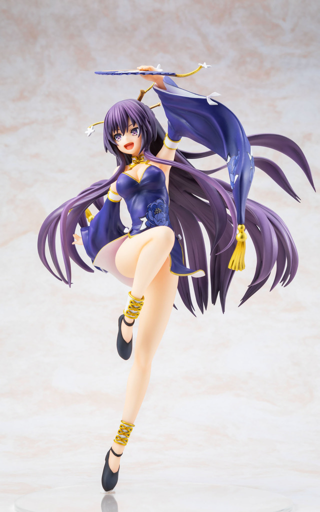 「1/7スケール塗装済み完成品フィギュア デート・ア・ライブIII 夜刀神十香 チャイナドレスver.」通常版14,000円（税別）／キャラアニ.com特装版16,500円（税別）（C）2019 橘公司・つなこ／KADOKAWA／「デート・ア・ライブIII」製作委員会