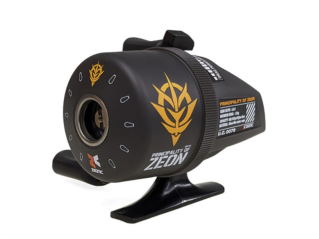 「スピンキャストリール 機動戦士ガンダム / ジオン軍」7,800円（税別）（C）創通・サンライズ