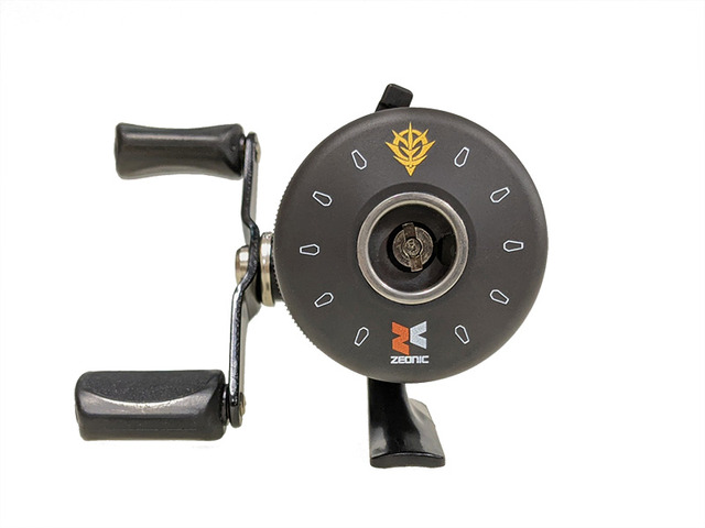 「スピンキャストリール 機動戦士ガンダム / ジオン軍」7,800円（税別）（C）創通・サンライズ