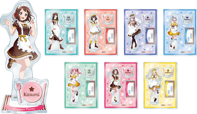 「デリッシュ☆パーティ！」アクリルスタンドパネル（C）BanG Dream! Project（C）Craft Egg Inc.（C）bushiroad All Rights Reserveded.
