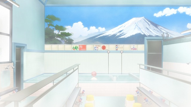 『トニカクカワイイ』銭湯カット（C）畑健二郎・小学館／トニカクカワイイ製作委員会