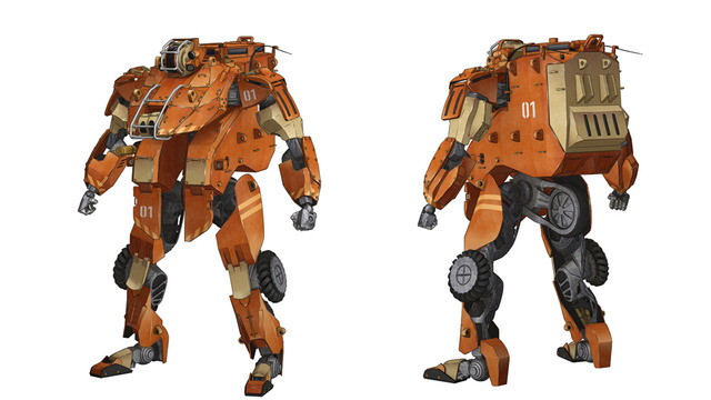 『OBSOLETE』アメリカ海兵隊試作エグゾフレーム「ガビアル」（C）PROJECT OBSOLETE