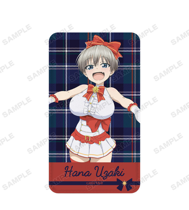 「『宇崎ちゃんは遊びたい！』クリスマス POP UP SHOP in AKIHABARAゲーマーズ本店」描き下ろしイラスト 宇崎花 クリスマスver. モバイルバッテリー　4,500円（税別）（C）2020 丈／KADOKAWA／宇崎ちゃん製作委員会