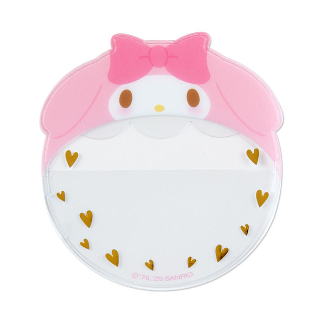 「缶バッジカバー3枚入り（全6種）」マイメロディ・605円（税込）（C）’76,’79,’89,’96,’01,’05,’20 SANRIO 著作（株）サンリオ