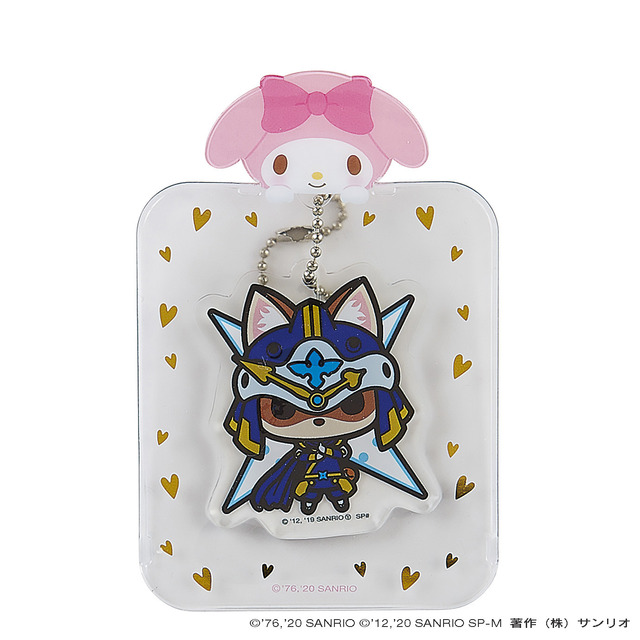 「アクリルキーホルダーカバー3枚入り（全6種）」使用イメージ・マイメロディ・ 605円（税込）（C）’76,’79,’89,’96,’01,’05,’20 SANRIO 著作（株）サンリオ