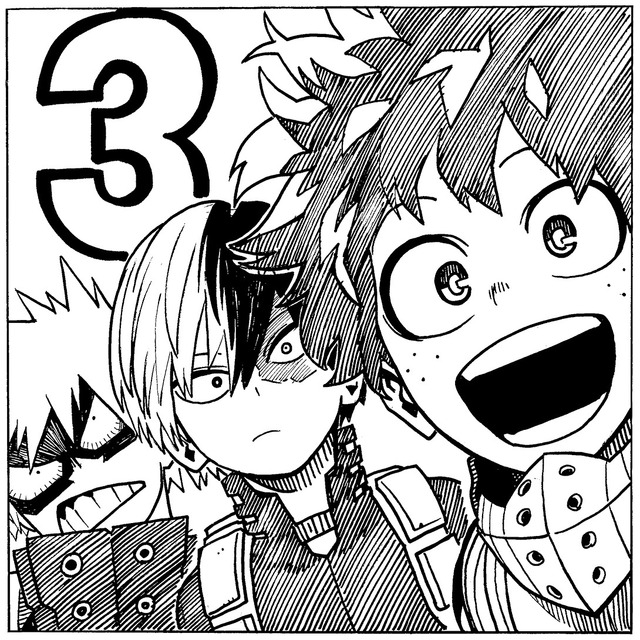 『僕のヒーローアカデミア THE MOVIE3（仮題）』原作者・堀越耕平 直筆イラスト（C）2021「僕のヒーローアカデミア THE MOVIE」製作委員会（C）堀越耕平／集英社