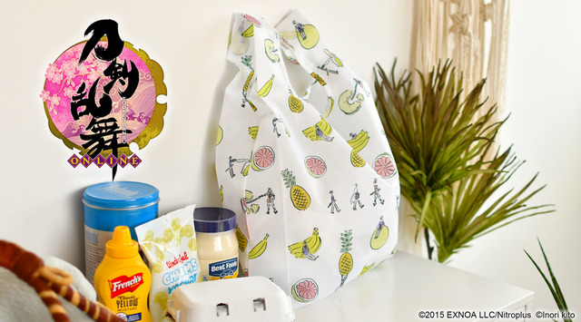 「エコバッグ」堀川国広・山姥切国広・山伏国広 2,300円（税抜）（C）2015 EXNOA LLC/Nitroplus