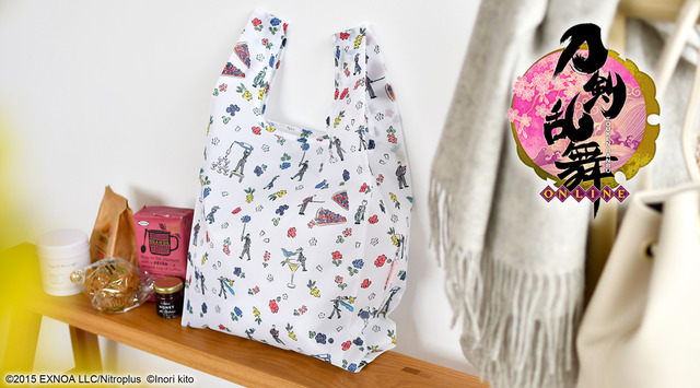 「エコバッグ」燭台切光忠・大般若長光・小竜景光・謙信景光・小豆長光 2,300円（税抜）（C）2015 EXNOA LLC/Nitroplus