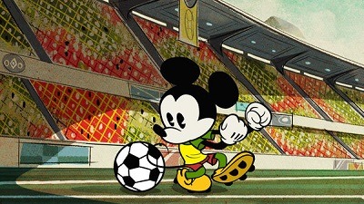 『ミッキーマウス！』から『サッカー観戦』（c）Disney