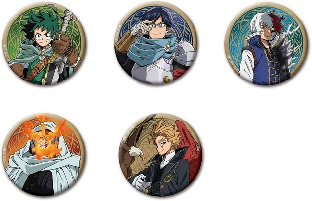 『僕のヒーローアカデミア』TOHO animation STORE トレーディング缶バッジ（全5種/ランダム3個セットのみ販売）1セット1,200円（税込）（C）堀越耕平／集英社・僕のヒーローアカデミア製作委員会