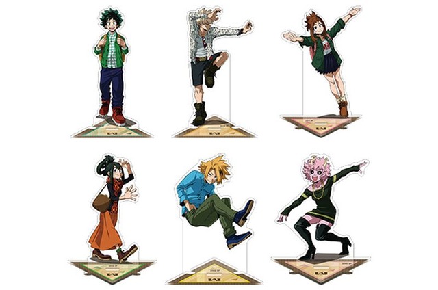 『僕のヒーローアカデミア』ムービック アクリルスタンド（全6種）各1,500円（税込）（C）堀越耕平／集英社・僕のヒーローアカデミア製作委員会