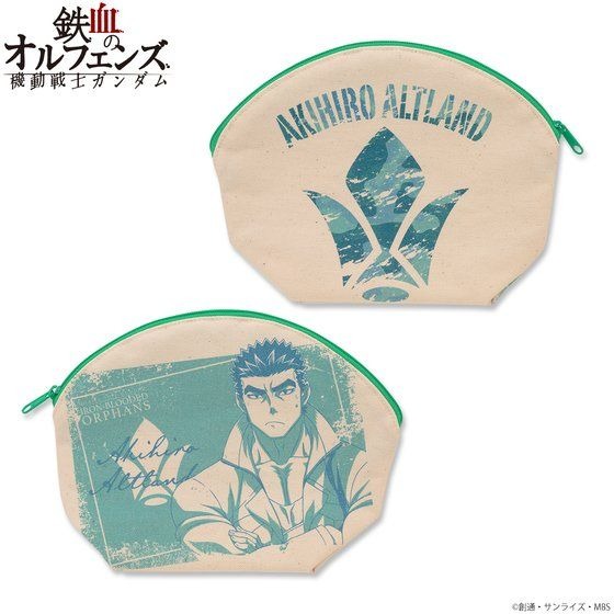 「機動戦士ガンダム 鉄血のオルフェンズ トライカラーアイテム ポーチ」（C）創通・サンライズ
