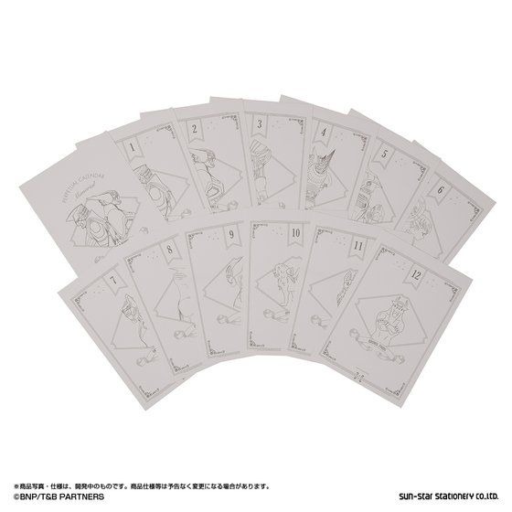 「TIGER ＆ BUNNY　日めくり万年カレンダー【PB限定】」3,520円（税込）（C）BNP/T&B PARTNERS
