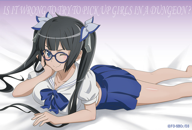 「ヘスティア様にメガネやたてセタは間違っているだろうかフェア」オリジナルポストカード（C）大森藤ノ・SBクリエイティブ/ダンまち3製作委員会