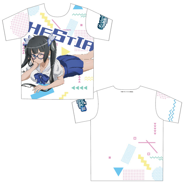 「ダンジョンに出会いを求めるのは間違っているだろうか III フルグラフィックTシャツ （2種）」6,000円（税別）（C）大森藤ノ・SBクリエイティブ/ダンまち3製作委員会
