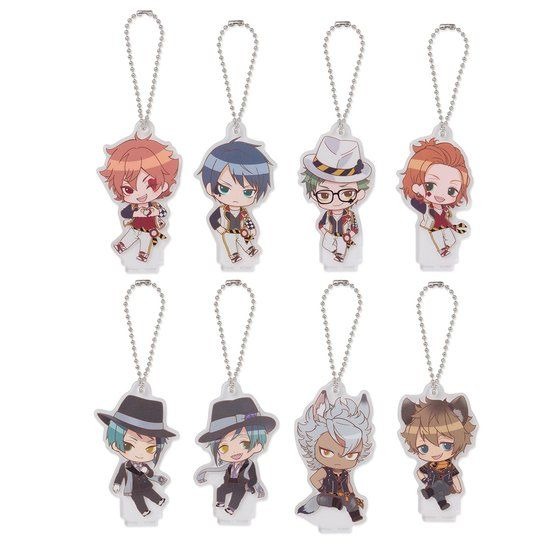 「ディズニー ツイステッドワンダーランド／アクリルスタンドキーホルダーB（ランダム8種）」880円（税込）／「ディズニー ツイステッドワンダーランド／アクリルスタンドキーホルダーBセット」7,040円（税込）(C)Disney