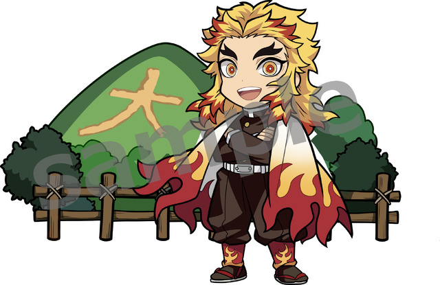 「鬼滅の刃 京ノ御仕事 弐」ミニキャラ描き起こしイラスト（C）吾峠呼世晴／集英社・アニプレックス・ufotable