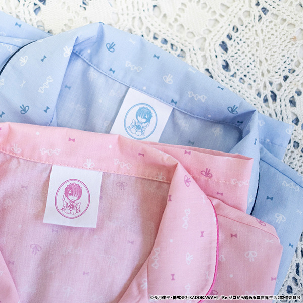 「【Re:ゼロから始める異世界生活】ラム&レム ハッピータイムルームウェア」8,800 円（税込）（C）長月達平・株式会社KADOKAWA刊／Re:ゼロから始める異世界生活2製作委員会