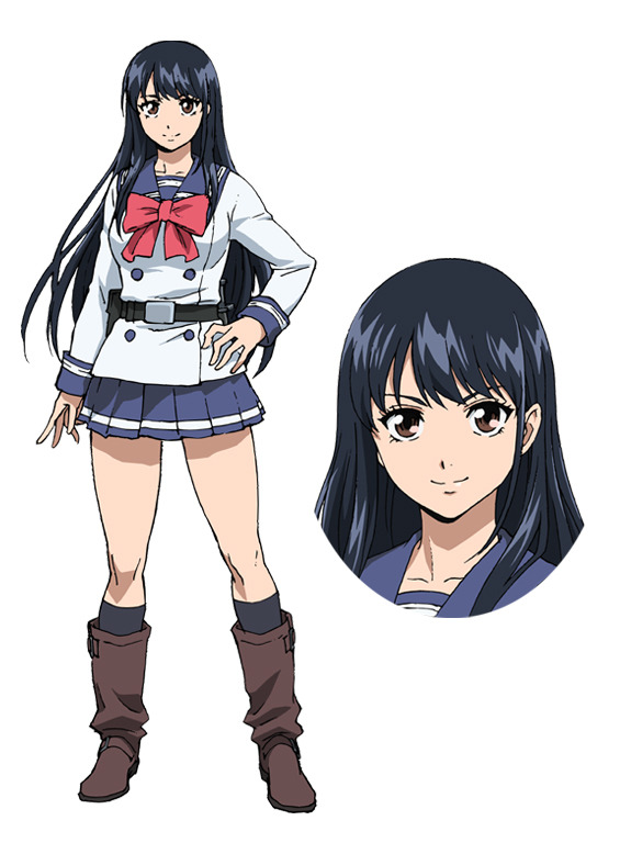 本城遊理（CV:白石晴香）（C）三浦追儺・大羽隆廣・講談社／天空侵犯製作委員会