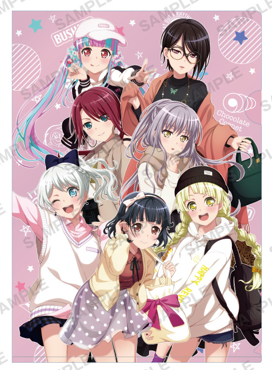 「クリアファイル WEGO ver.」 400円（税抜）（C）BanG Dream! Project（C）Craft Egg Inc.（C）bushiroad All Rights Reserved.