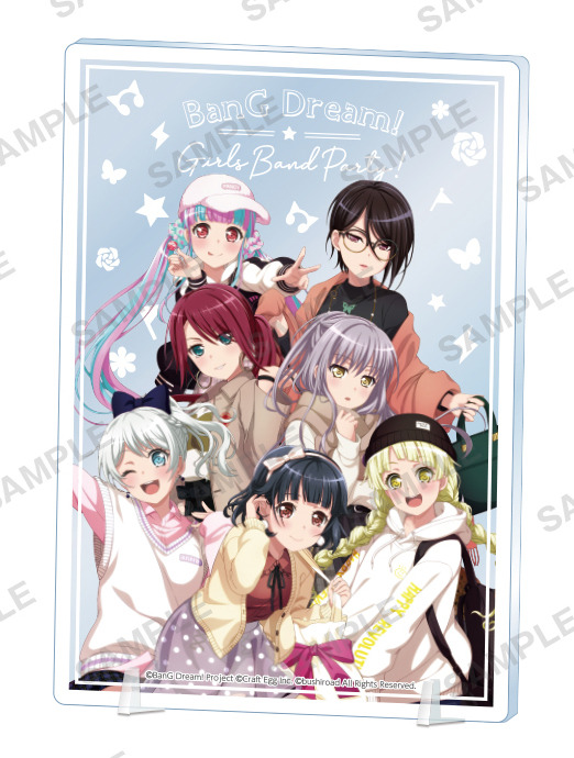 「プレートアクリルスタンド WEGO ver.」2,500円（税抜）（C）BanG Dream! Project（C）Craft Egg Inc.（C）bushiroad All Rights Reserved.