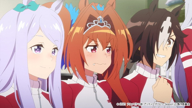 『ウマ娘 プリティーダービー Season 2』第2話先行カット（C）2021 アニメ「ウマ娘 プリティーダービー Season 2」製作委員会